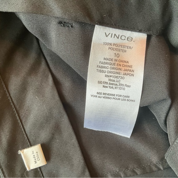 Vince straight leg Black Pants - Picture 5 of 10